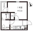 モダンアパートメント上板橋の間取り画像