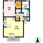 メゾン・グレイス A棟の間取り画像