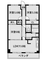 スカール新居浜の間取り画像