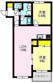 クオリティハイツ Ⅱの間取り画像