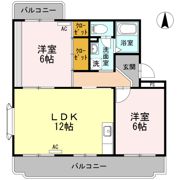ゆーかりⅡの間取り画像