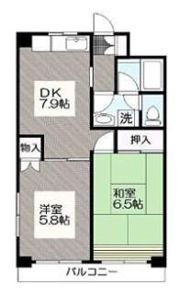 パルシティ笈川の間取り画像