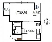 大方マンションの間取り画像