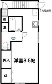 光陽荘の間取り画像