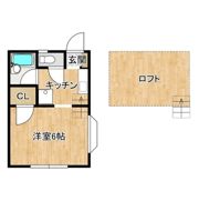 コーポサンライズの間取り画像