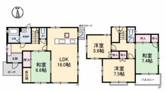 藤の木4丁目戸建の間取り画像
