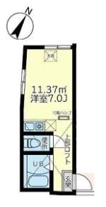 ユナイト新子安プラチナバウムの間取り画像