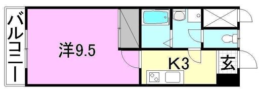 ハーモニーコートの間取り画像