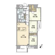 リビオレゾン人形町の間取り画像