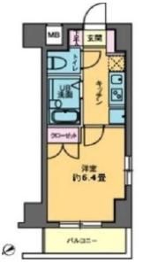 カスタリア要町の間取り画像