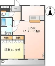ステイブル円座Ⅱの間取り画像