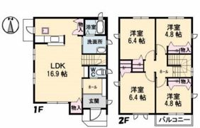 金岡東町メゾネットの間取り画像