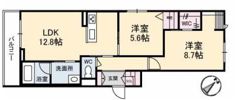ベレオ当新田の間取り画像