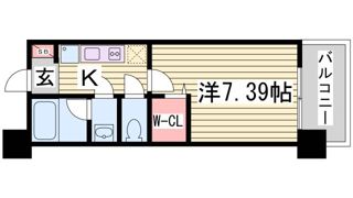 アーバングリーン神戸元町の間取り画像