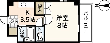 フォーチュナ上安駅前の間取り画像