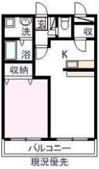 青木マンションの間取り画像