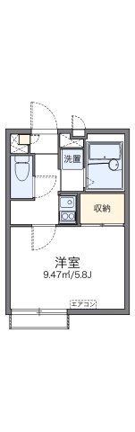 レオパレスBRISE関町東の間取り画像