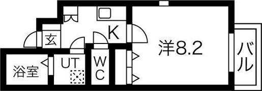 アヴァンス淡路の間取り画像