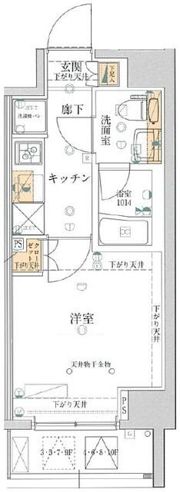 ユリカロゼ梅島の間取り画像