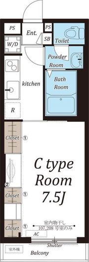 リブリ・上福岡Ⅱの間取り画像
