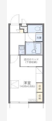 レオパレスフィオーレの間取り画像