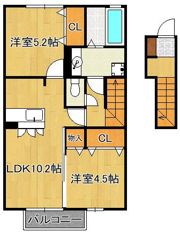 フラワーヒルズ藤の間取り画像