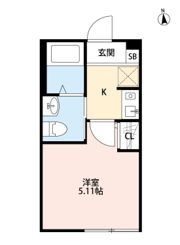 クレストール NBの間取り画像