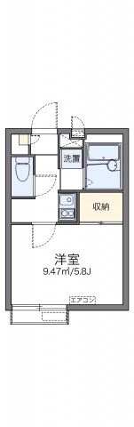 レオパレスメゾン錦の間取り画像