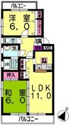 ネクサス東領家の間取り画像