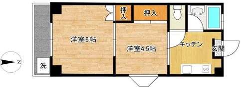 石庭ビルの間取り画像