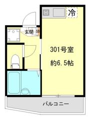 ミレアビターレ北千住の間取り画像