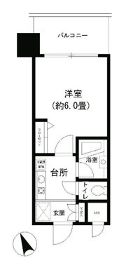 ヴィラコート横浜の間取り画像