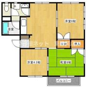 ハイツサンライズの間取り画像