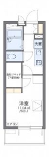 レオパレスクロスロード岸部の間取り画像
