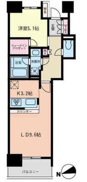 イプセ府中の間取り画像