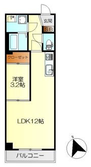 ネクサス広白石の間取り画像