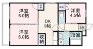 Uハイツ A棟の間取り画像