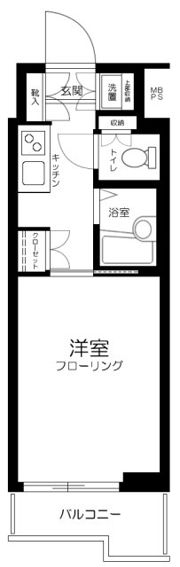 ルーブル池上3番館の間取り画像