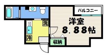 フラッティK&S千本寺之内の間取り画像