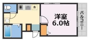 レフィナード恵美須の間取り画像