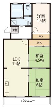 レジデンスYKの間取り画像