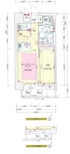 プレサンス大阪福島シエルの間取り画像