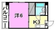 大森フラット室町の間取り画像