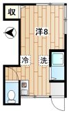 Kフラットの間取り画像