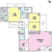 ロイヤルフェルティ豊中緑丘の間取り画像