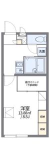 レオパレス比叡尾の間取り画像