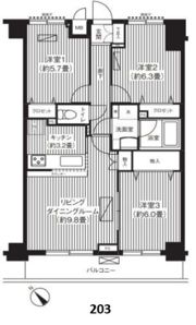 関寅ビル第5の間取り画像