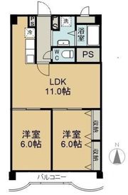 グリーンハウス松島G3の間取り画像