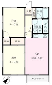 ハイツ光の間取り画像
