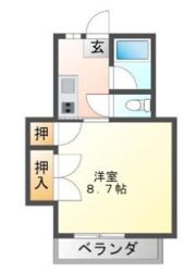 メビウス昭和町の間取り画像